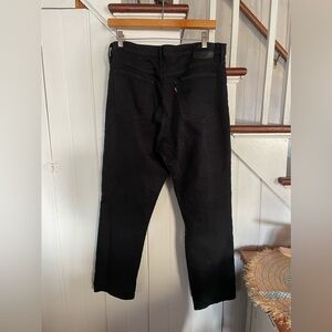 Levi's Black Straight-Leg Jeans